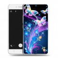 Дизайнерский пластиковый чехол для Lenovo S90 Бабочки