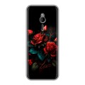 Дизайнерский силиконовый чехол для Nokia 230 Розы красные