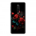 Дизайнерский силиконовый чехол для Xiaomi RedMi K20 Розы красные