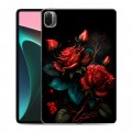 Дизайнерский силиконовый чехол для Xiaomi Pad 5 Розы красные