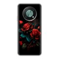 Дизайнерский силиконовый чехол для Huawei Nova Y90 Розы красные