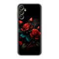 Дизайнерский силиконовый чехол для Samsung Galaxy A14 Розы красные