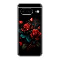Дизайнерский силиконовый чехол для Google Pixel 8 Розы красные