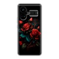 Дизайнерский силиконовый чехол для Realme GT5 Розы красные