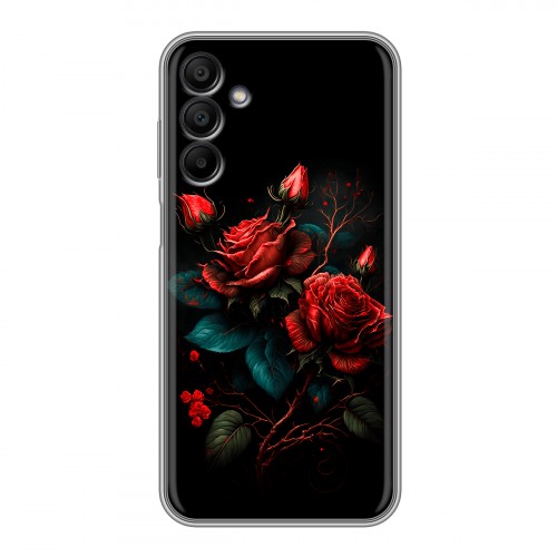 Дизайнерский силиконовый чехол для Samsung Galaxy A15 Розы красные