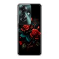 Дизайнерский силиконовый чехол для Oppo Reno 11F Розы красные