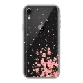 Полупрозрачный дизайнерский пластиковый чехол для Iphone Xr Ветка сакуры