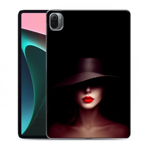 Дизайнерский силиконовый чехол для Xiaomi Pad 5 Девушка в шляпе