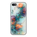 Дизайнерский силиконовый чехол для Iphone 7 Акварельные цветы