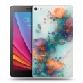 Дизайнерский силиконовый чехол для Huawei MediaPad T2 7.0 Pro Акварельные цветы