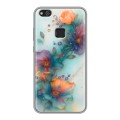 Дизайнерский силиконовый чехол для Huawei P10 Lite Акварельные цветы