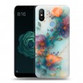 Дизайнерский силиконовый чехол для Xiaomi Mi A2 Акварельные цветы