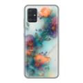 Дизайнерский силиконовый чехол для Samsung Galaxy A51 Акварельные цветы