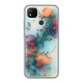 Дизайнерский силиконовый чехол для Xiaomi RedMi 9C Акварельные цветы