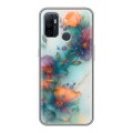Дизайнерский силиконовый чехол для OPPO A53 Акварельные цветы