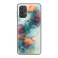 Дизайнерский силиконовый чехол для Samsung Galaxy A32 Акварельные цветы