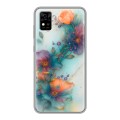 Дизайнерский силиконовый чехол для ZTE Blade A31 Акварельные цветы