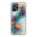 Дизайнерский силиконовый чехол для Realme C35 Акварельные цветы