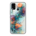 Дизайнерский силиконовый чехол для Itel A48 Акварельные цветы