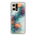 Дизайнерский силиконовый чехол для OPPO Reno7 Акварельные цветы