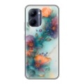Дизайнерский силиконовый чехол для Realme C33 Акварельные цветы