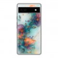 Дизайнерский силиконовый чехол для Google Pixel 6a Акварельные цветы