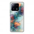 Дизайнерский силиконовый чехол для Xiaomi 13 Pro Акварельные цветы