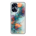 Дизайнерский силиконовый чехол для Realme C55 Акварельные цветы