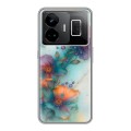 Дизайнерский силиконовый чехол для Realme GT3 Акварельные цветы