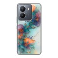 Дизайнерский пластиковый чехол для Vivo Y36 Акварельные цветы