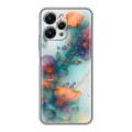 Дизайнерский силиконовый чехол для Xiaomi RedMi 12 Акварельные цветы