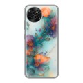 Дизайнерский силиконовый чехол для Itel S23 Акварельные цветы