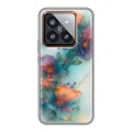 Дизайнерский силиконовый чехол для Xiaomi 14 Pro Акварельные цветы