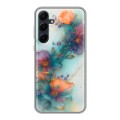 Дизайнерский пластиковый чехол для Samsung Galaxy A55 Акварельные цветы