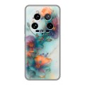 Дизайнерский пластиковый чехол для Xiaomi 14 Ultra Акварельные цветы