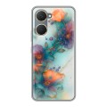 Дизайнерский пластиковый чехол для Vivo Y03 Акварельные цветы