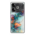 Дизайнерский силиконовый чехол для Tecno Pova 6 Акварельные цветы