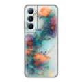 Дизайнерский пластиковый чехол для Realme C65 Акварельные цветы