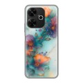 Дизайнерский силиконовый чехол для RedMi 13 4G Акварельные цветы