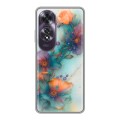 Дизайнерский силиконовый чехол для OPPO A60 Акварельные цветы