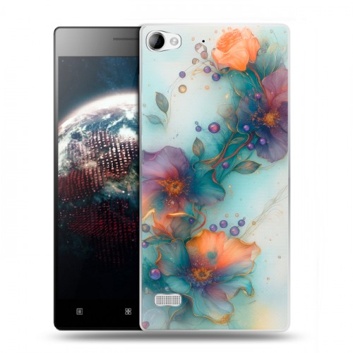 Дизайнерский пластиковый чехол для Lenovo Vibe X2 Акварельные цветы