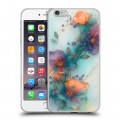 Дизайнерский силиконовый чехол для Iphone 6 Plus/6s Plus Акварельные цветы