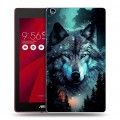 Дизайнерский силиконовый чехол для ASUS ZenPad C 7.0 Волк и луна