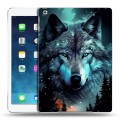 Дизайнерский силиконовый чехол для Ipad (2017) Волк и луна