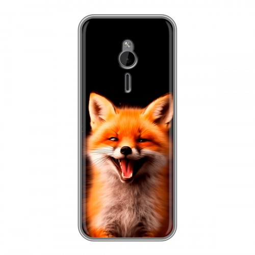 Дизайнерский силиконовый чехол для Nokia 230 Лиса
