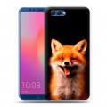 Дизайнерский пластиковый чехол для Huawei Honor View 10 Лиса