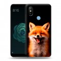 Дизайнерский силиконовый чехол для Xiaomi Mi A2 Лиса