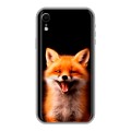 Дизайнерский силиконовый чехол для Iphone Xr Лиса