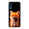 Дизайнерский силиконовый чехол для Samsung Galaxy A50 Лиса