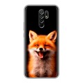 Дизайнерский силиконовый чехол для Xiaomi RedMi 9 Лиса